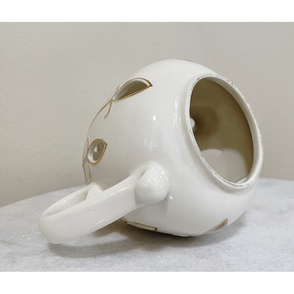 PartyLite White and Gold Candle Holder - Picture 6 of 6